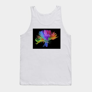 White matter fibres of the human brain (C023/9414) Tank Top